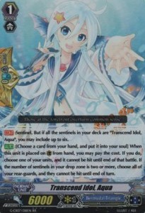 Transcend Idol, Aqua [G Format] (V.1 - Double Rare)