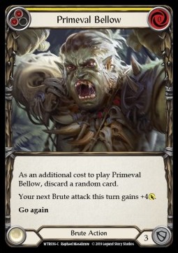 Primeval Bellow (Yellow) (Regular)