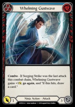 Whelming Gustwave (Blue) (Rainbow Foil)