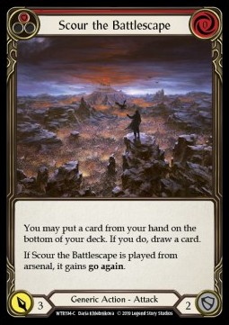 Scour the Battlescape (Red) (Regular)