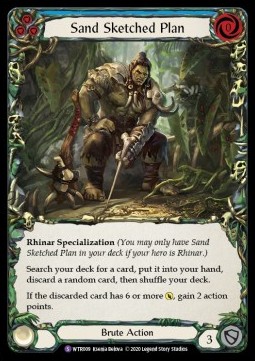Sand Sketched Plan (Rainbow Foil)