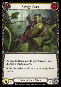 Savage Feast (Yellow) (Rainbow Foil)