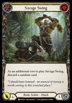 Savage Swing (Yellow) (Rainbow Foil)