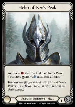 Helm of Isen's Peak (Rainbow Foil)