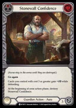 Stonewall Confidence (Red) (Rainbow Foil)