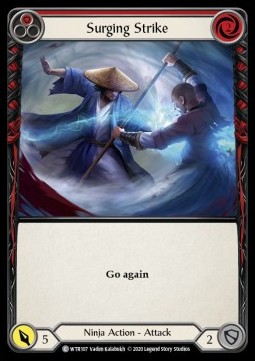 Surging Strike (Red) (Rainbow Foil)
