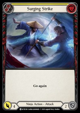 Surging Strike (Yellow) (Rainbow Foil)