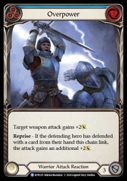 Overpower (Blue) (Rainbow Foil)
