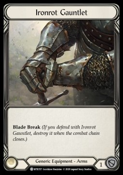 Ironrot Gauntlet (Rainbow Foil)
