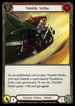 Nimble Strike (Red) (Rainbow Foil)