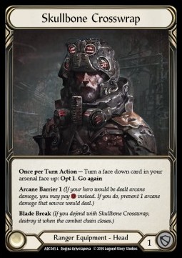 Skullbone Crosswrap (Cold Foil)