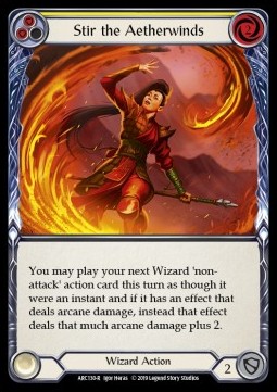 Stir the Aetherwinds (Yellow) (Rainbow Foil)