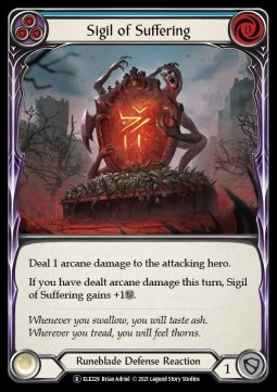 Sigil of Suffering (Blue) (Regular)