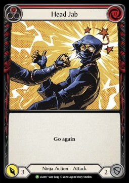Head Jab (Red) (Rainbow Foil)