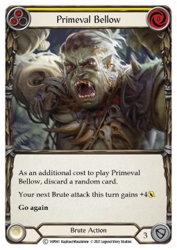 Primeval Bellow (Yellow) (Regular)