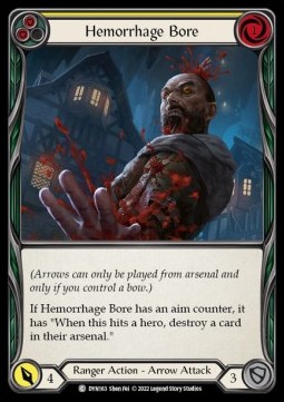 Hemorrhage Bore (Yellow) (Rainbow Foil)