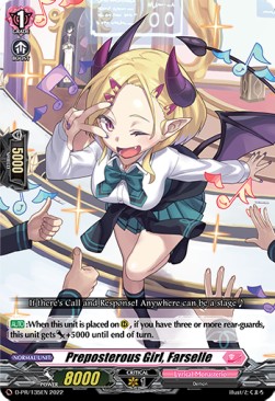 Preposterous Girl, Farselle [D Format] (V.2 - Promo)