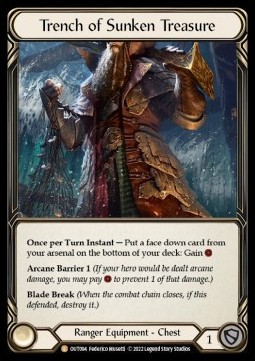 Trench of Sunken Treasure (Cold Foil)