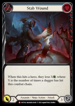 Stab Wound (Rainbow Foil)