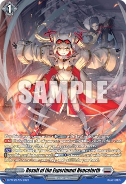 Result of the Experiment Henceforth [D Format] (V.3 - Promo)