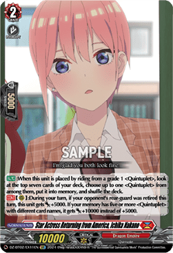 Star Actress Returning from America, Ichika Nakano [D-Format]