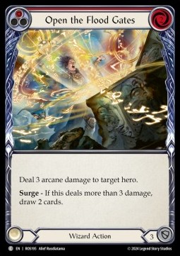 Open the Flood Gates (Red) (Rainbow Foil)