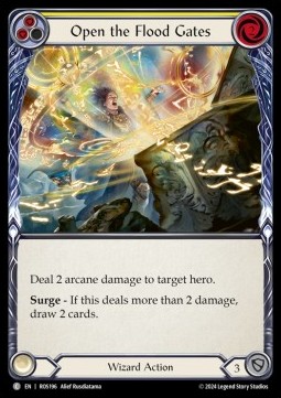 Open the Flood Gates (Yellow) (Rainbow Foil)