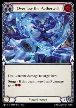 Overflow the Aetherwell (Red) (Regular)
