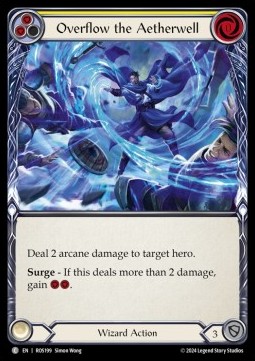 Overflow the Aetherwell (Yellow) (Regular)