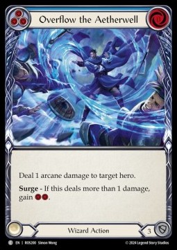 Overflow the Aetherwell (Blue) (Regular)