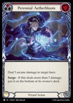Perennial Aetherbloom (Red) (Rainbow Foil)